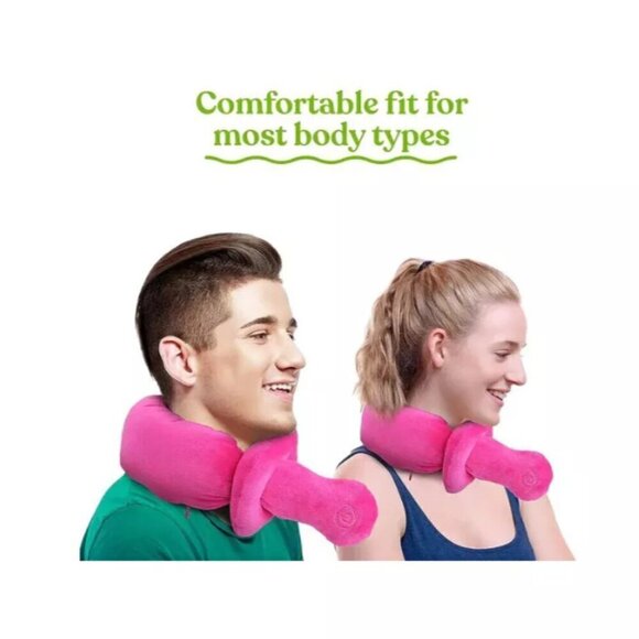 NWT Pursonic Portable Pink Neck & Shoulder Massaging Wrap - Picture 7 of 9
